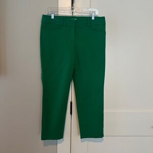 Women’s LOFT Marissa Green Cropped Pants, VGUC